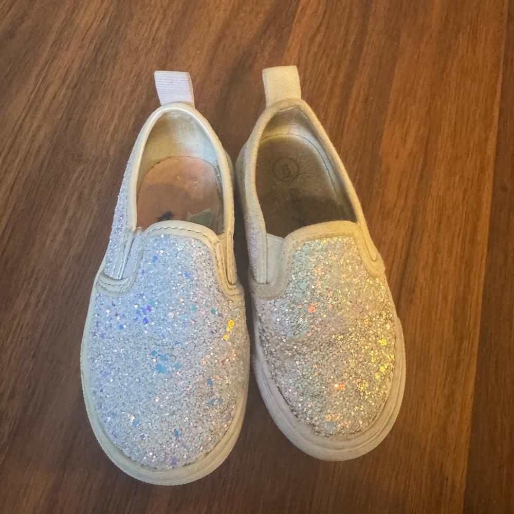 Sparkly Glitter Slip-On Kids Shoes